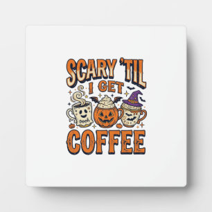 Plaque Photo Chemise vintage Halloween Café Épouvantable jusqu'