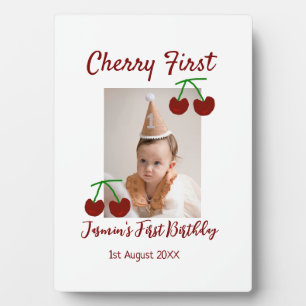 Plaque Photo Chercher premier heureux anniversaire photo enfant