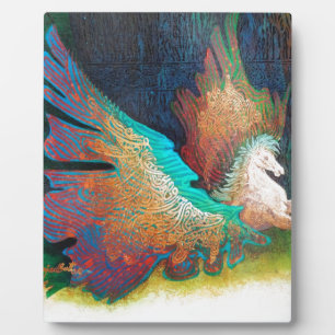 Plaque Photo Cheval volant