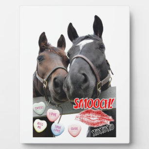 Plaque Photo Chevaux de la Saint-Valentin