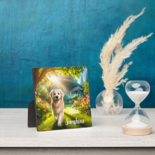 Plaque Photo Chien