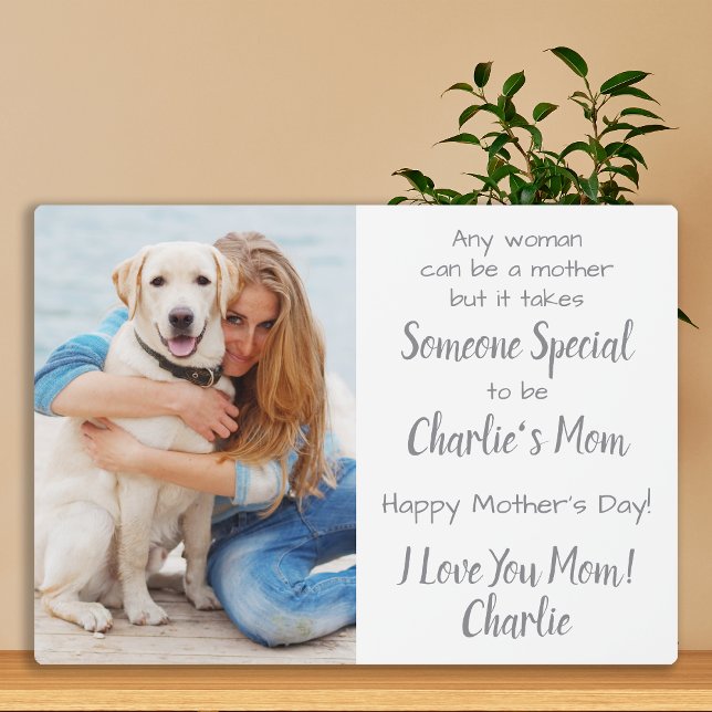 Plaque Photo Chien Maman Personnalisé Animaux de compagnie Phot (Créateur téléchargé)