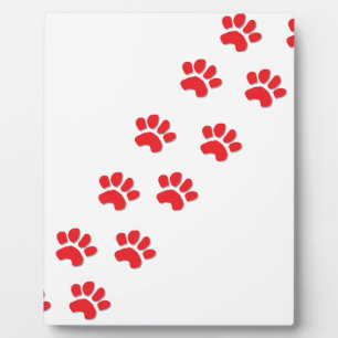 Plaque Photo Chien Paws