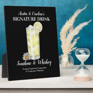 Plaque Photo Citronade Spiked ・ PERSONNALISER cette boisson Sig