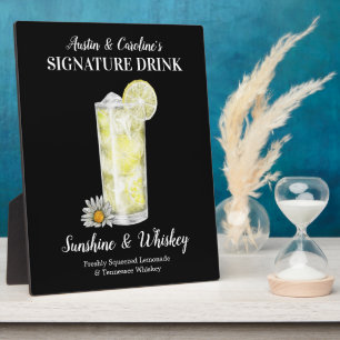 Plaque Photo Citronade Spiked ・ PERSONNALISER cette boisson Sig
