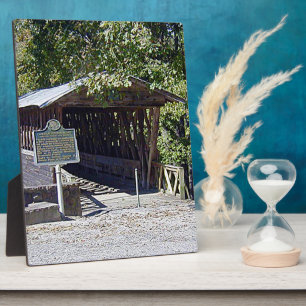 Plaque Photo Clarkson Pont couvert Alabama