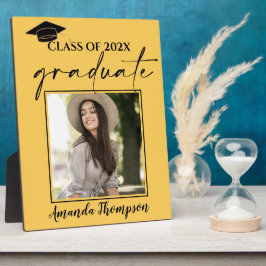 Plaque Photo Classe De 2025 Faire-part Diplômé En Photo Jaune