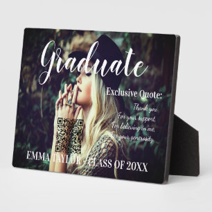 Plaque Photo Classe personnalisée de 2023 Typographie de la gra