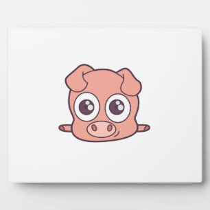 Plaque Photo Clipart mignon de porc