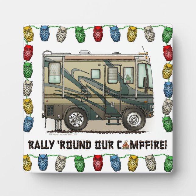 Plaque Photo Coach Home Motorhome (Devant)