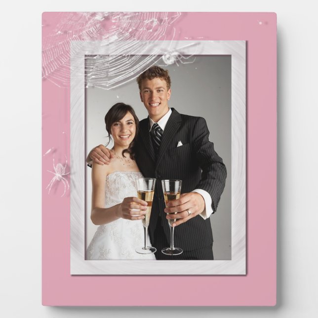 Plaque Photo Cobwebs et araignées blanches (Devant)