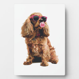 Plaque Photo Cocker Spaniel