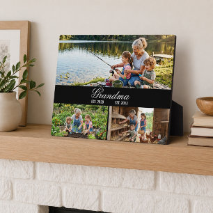 Plaque Photo Collage de photos de grand-mère établie Amour de l