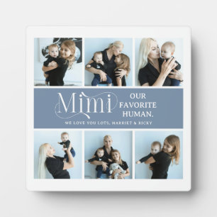 Plaque Photo Collage de photos sentimental Mimi Cadeau