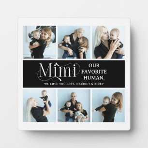Plaque Photo Collage de photos sentimental Mimi Cadeau