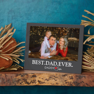 Plaque Photo Collage photo "Best Daddy Ever"
