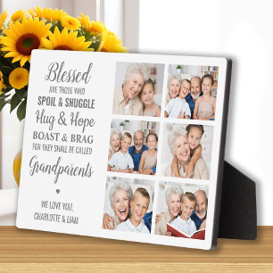Plaque Photo Collage photo grand-parents
