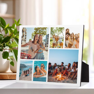 Plaque Photo Collage simple de 6 photos