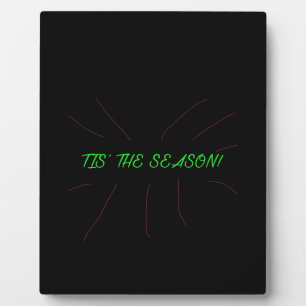 Plaque Photo Collection graphique minimale propre 'Tis Season