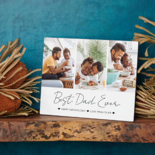 Plaque Photo Collection photo moderne Best Papa Ever Fête des p