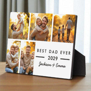 Plaque Photo Collection photo moderne Best Papa Ever Fête des p