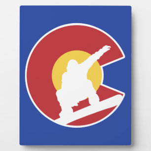 Plaque Photo Colorado Snowboard
