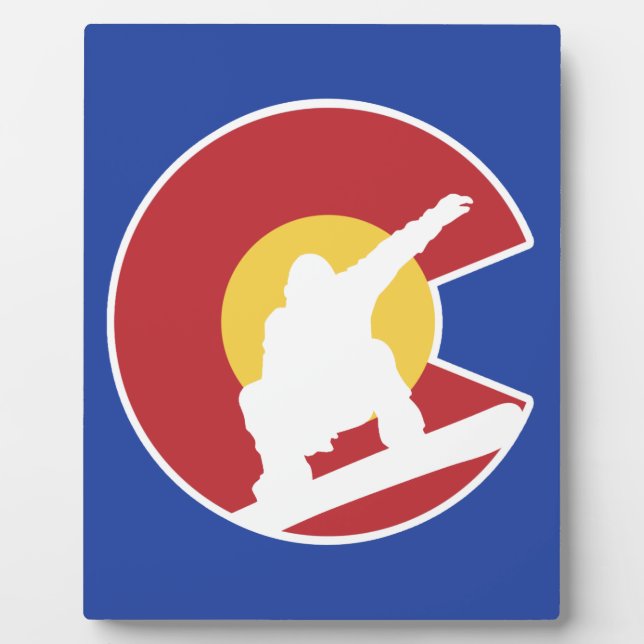 Plaque Photo Colorado Snowboard (Devant)