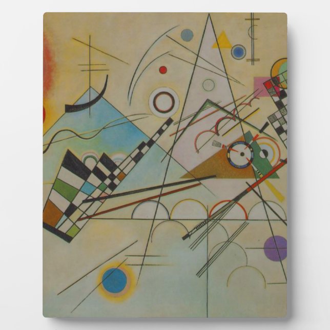 Plaque Photo Composition Kandinsky VIII (Devant)