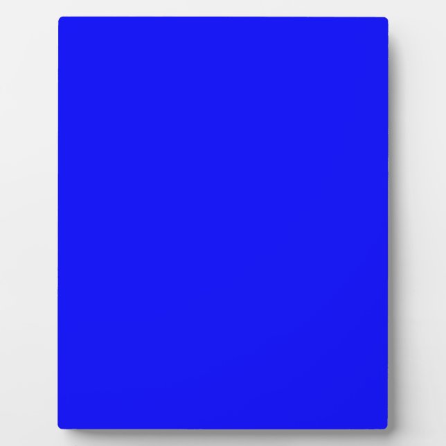 Plaque Photo Concepteur Customisé couleur bleue (Devant)