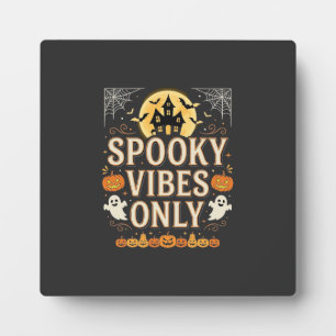Plaque Photo Conception de château fantôme Halloween Vibes Somb