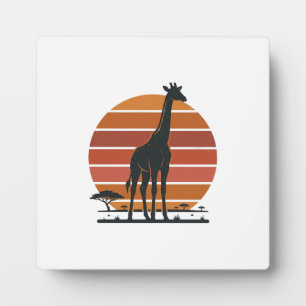 Plaque Photo Conception de chemise vectorielle Safari Coucher d