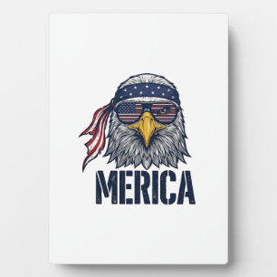 Plaque Photo Conception de chemise Vintage Patriotic Eagle Meri