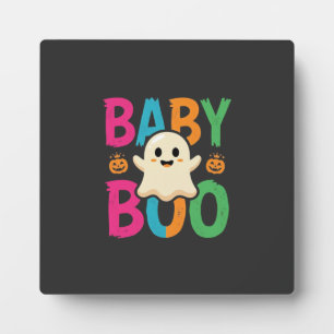 Plaque Photo Conception de fantôme Halloween Baby Boo_1