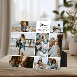Plaque Photo Conception de message personnalisé Bonus Mama