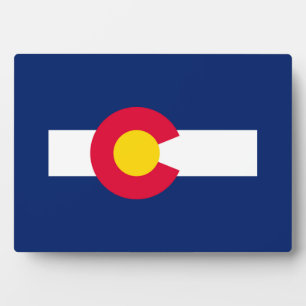 Plaque Photo Conception du drapeau de l'État du Colorado