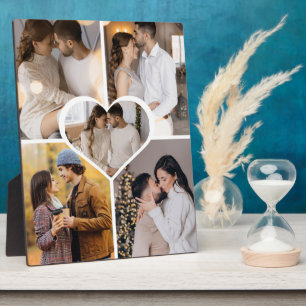 Plaque Photo Concevez Votre Propre Collage de 5 Photos