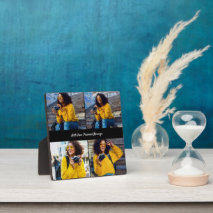 Plaque Photo Concevez votre propre collection de 4 photos