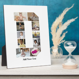 Plaque Photo Concevez votre propre lettre D photo Collage