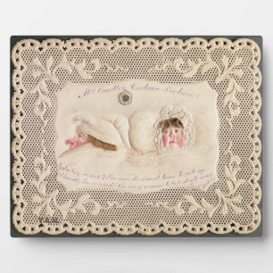 Plaque Photo Conférence sur le Rideau de Mme Caudle, carte vict