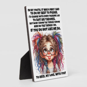 Plaque Photo CONFIANCE et bonne histoire ....