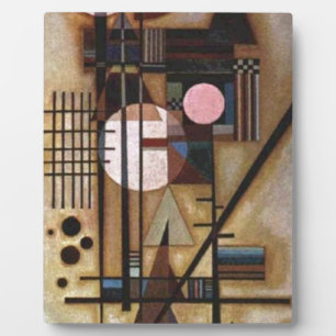 Plaque Photo Construction adoucie Kandinsky