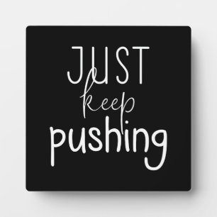 Plaque Photo Continuez À Pousser, Gym, Hustle, Motivation De Su
