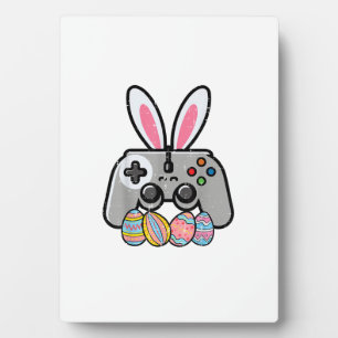 Plaque Photo Contrôleur de jeu de Pâques Lapin Oreilles Garçons