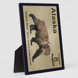 Plaque Photo Cook bear