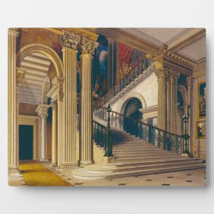 Plaque Photo Coque d'escalier, Buckingham House, de "L'histoire