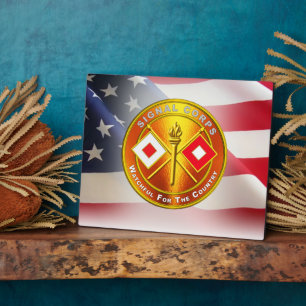 Plaque Photo Corps des signaux