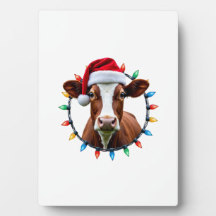 Plaque Photo Costume de pyjama de Noël d'animal de ferme agricu