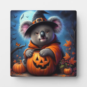 Plaque Photo Costume Koala Halloween