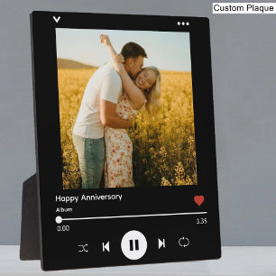 Plaque Photo Couples Anniversaire Photo moderne couverture d'al