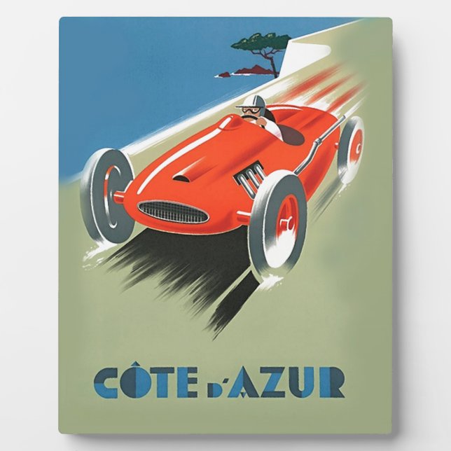 Plaque Photo Course automatique vintage (Devant)